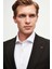 Slim Fit Siyah Düz Sivri Yaka Viskonlu Takim Elbise 3