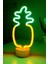 Ananas Görünümlü Çift Işık Neon Lamba LED Işık Neon Lamba Masa Süsü Dekor 1
