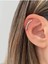 Kadın / Kız Gold Rengi Cerrahi Çelik 7 Taşlı Tragus Kıkırdak Piercing 6mm 1