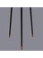 Seren Siyah Bronz Tripod Lambader 3