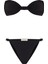 Düğüm Detaylı Siyah Bikini Takım 1
