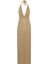 Askılı Gold Lurex Elbise 1