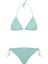 Lurex Fitilli Üçgen Bikini Takım 1