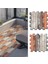 Dijital Baskılı Mermer Desenli Balkon Halısı Yolluk Yapboz Puzzle Japon Halı 1