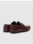 Hakiki Deri Bordo Erkek Loafer 4