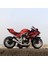 Kawasaki Ninja H2R Farı Yanabilen Motor Müzikli Metal Oyuncak Motosiklet 14 Cm. Gri Siyah Kırmızı 4