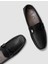 Özel Tasarım Blue Comfort Erkek Gerçek Deri Loafer Ayakkabı 010M823E Siyah 4