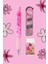 Doğa Desenli Deep Kalem, Deep Silgi ve Deep Min, 0.7 Mm, Şeker Pembe 2