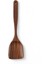 Doğal Akasya Ağacından El Oyması Servis Geniş Ağızlı Spatulası 34CM | Antibakteriyel, Dayanıklı ve Çevre Dostu Ahşap Kepçe - Şık ve Uzun Ömürlü Mutfak Gereci 1