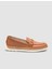 %100 Hakiki Deri Taba Kadın Loafer 1