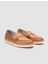%100 Hakiki Deri Taba Kadın Loafer 2