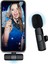 iPhone ile Uyumlu Kablosuz Yaka Mikrofon, Telefon Video Kaydı Için Yaka Klipsli Mikrofon Tiktok Youtube Canlı Yayın Vlog (Uygulama/bluetooth Gerekmez) 1