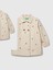 Benetton Kız Çocuk Çiçekli Trençkot 1-6 Yaş Bej 2