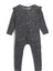 Yumoş Kumaş Fıffırlı Kışlık Mevsimlik Şık Kız Bebek & Çocuk Tulum Koyu Gri 001-0001697 1