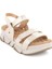 Olimba 34201-002 Anatomik Taban Kadın Sandalet Bej 36-40 1