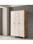 Feyzan Mdf 3 Kapılı Dolap - Krem 1