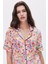Selly Desenli Viskon Kısa Pijama Takımı 3