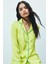 Amour Saten Lime Uzun Pijama Takımı 2