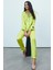Amour Saten Lime Uzun Pijama Takımı 3