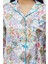 Amour Saten Petit Desenli Uzun Pijama Takımı 4