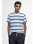Houstead Stripe Tailored Fit T-Shirt WH11 White 1