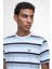 Houstead Stripe Tailored Fit T-Shirt WH11 White 5