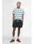 Houstead Stripe Tailored Fit T-Shirt GN12 Pale Apple 2