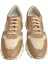 Bej Deri Dantel Detay Comfort Taban Sneaker 2