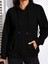 Kadın Uzun Kollu Kapşonlu Bağcıklı Cepli Capitone Sweatshirt 3