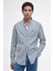 Cresswell Seersucker Tailored Fit Gömlek NY91 Navy 1
