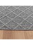 Geometrik Çizgiler Modern Tasarımlar Iskandinav Dokuma Taban Iç ve Dış Mekan Ince Sisal Halı Gri 4