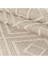 Geometrik Çizgiler Modern Tasarımlar Iskandinav Dokuma Taban Iç ve Dış Mekan Ince Sisal Halı Bej 4