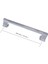 Doğanlar Techno 160 mm Mobilya Kulp Krom 2