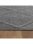 Geometrik Çizgiler Modern Tasarımlar Iskandinav Dokuma Taban Iç ve Dış Mekan Ince Sisal Halı Gri 4