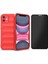 iPhone 11 Kılıf Esnek TPU Oyuklu Arka Yüzey Tasarımlı Zore Etnik Silikon Kapak + Hayalet Ekran Koruyucu 1