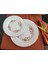 Inci Stoneware Pasta Takımı 12 Parça Servis ve Pasta Tabağı 6 Kişilik 1