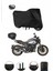 Cf Moto 250 Cl-X Siyah Motosiklet Brandası Topcase Arka Çanta Uyumlu Branda 1