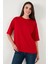 Streç Oversize Fit Bisiklet Yaka T Shirt Bayan T Shirt 5865911 4