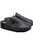 Siyah Deri Trok Slipper 2