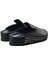 Siyah Deri Trok Slipper 3