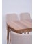 Nehir Milano Mdf Lak Panel Açılır Mutfak Masa Takımı 75 x 130 cm 3