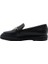 Deri Sıyah Loafer Düz 04 2016 03 2