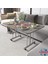 Tekerlekli Masa Orta Sehpa 70 x 110 Yükseklik 58 cm Metal Ayak Yemek Masası Balkon Masası 1