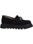 Deri Sıyah Loafer Düz 06 134 3 1