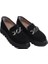 Deri Sıyah Loafer Düz 06 134 3 3