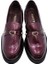 Deri Bordo Loafer Düz 780 18 3