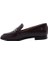 Deri Bordo Loafer Düz 04 2016 72 2