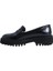 Deri Sıyah Loafer Düz 780 15 2