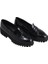 Deri Sıyah Loafer Düz 780 15 3
