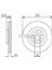 0986479736 Ön Fren Aynası Diski Doblo Iıı Fiat 500 Combo 1.3d 1.4 1.6d 305MM 5 Bijon 51897455 1